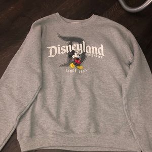 Authentic Disney grey crew neck